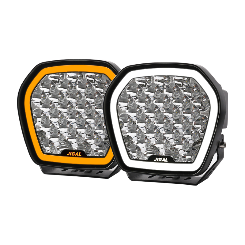 9 inch E-Mark 170W LED Driving light with Dual color DRL
