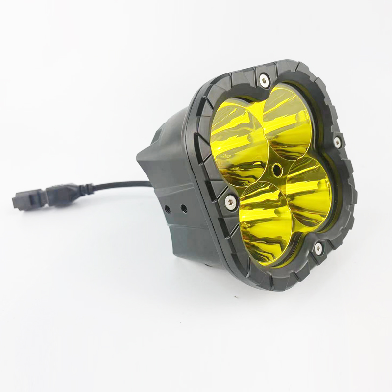 5 Inch white Yellow 72W LED Driving light with Plug