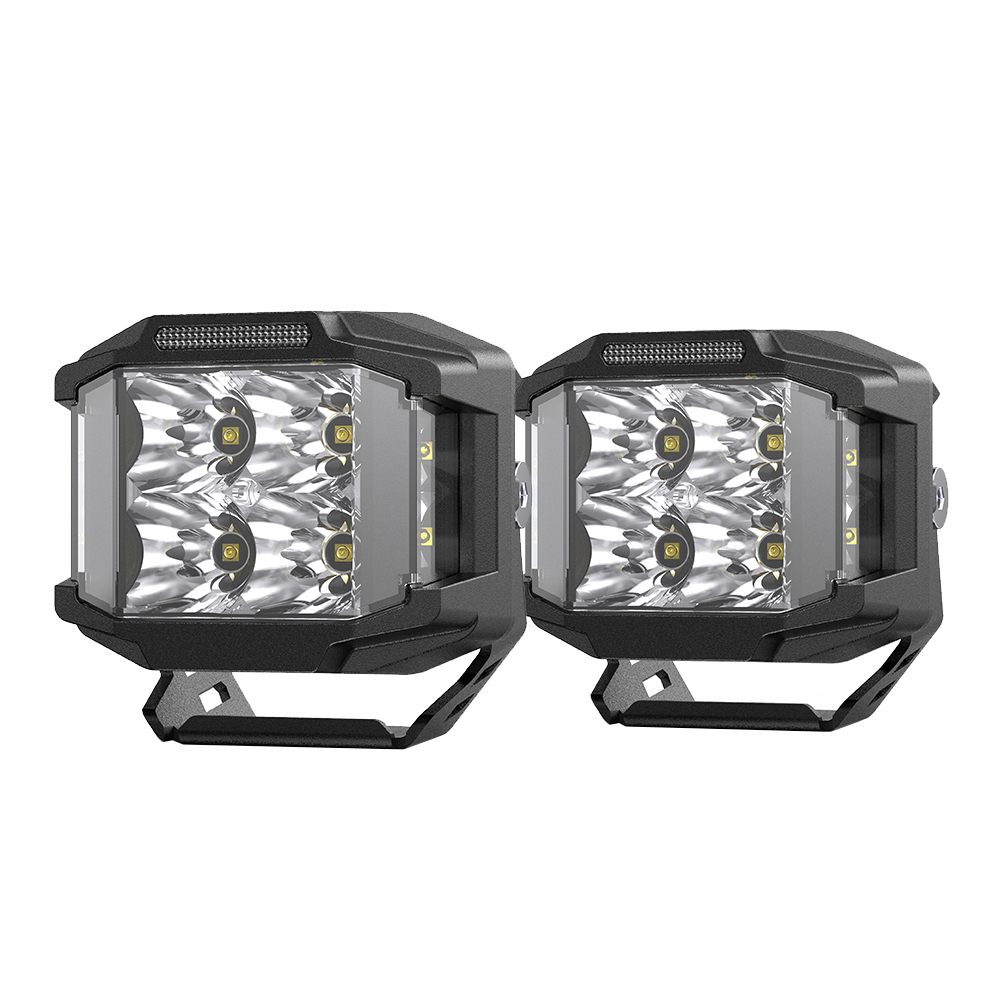 4 Inch 5W Osram Side Shooter 40W LED Driving light with DRL
