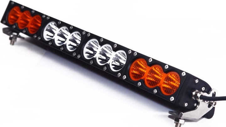 22 inch White Amber Mixed Color LED Light Bar
