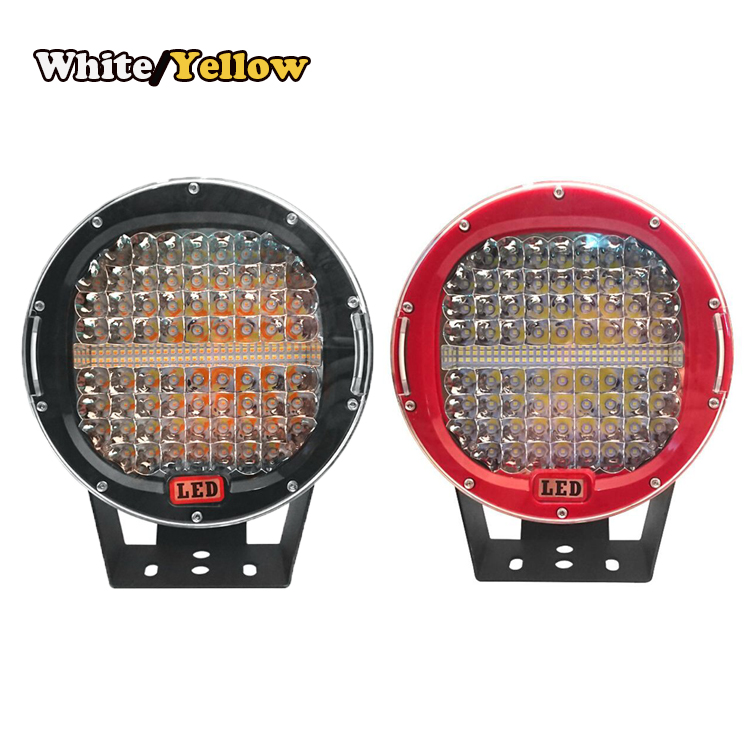 9 Inch 385W Dual color LED Driving light with Strobe