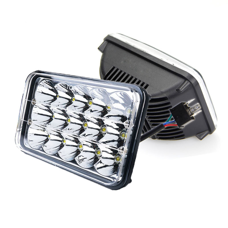 4X6 Inch 45W Hi/low beam in one Truck LED Headlight