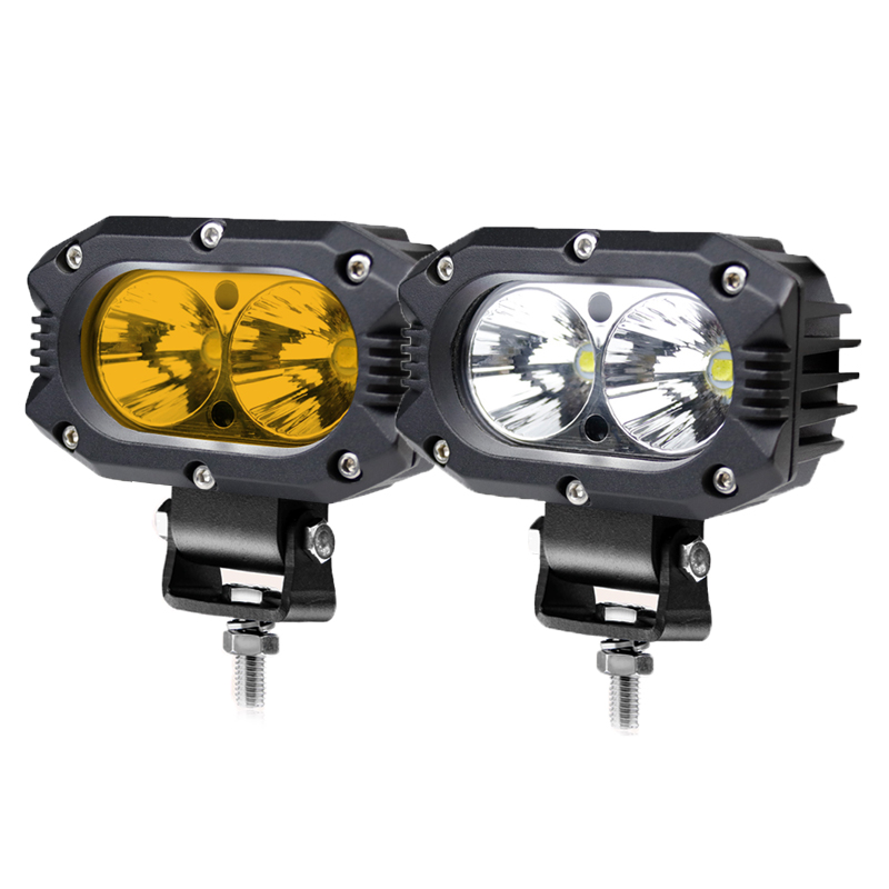 4 Inch 40W White Amber LED Work Light