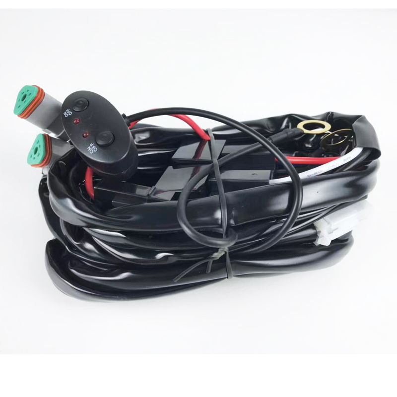 Wiring harness for LED lights with 40A 12V Switch Relay 