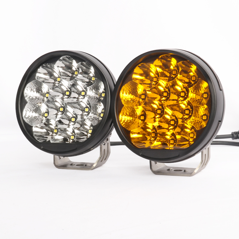 5 inch 75W LED Driving light with DRL and Cover